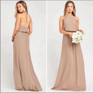 Show me your mumu Heather Halter dress